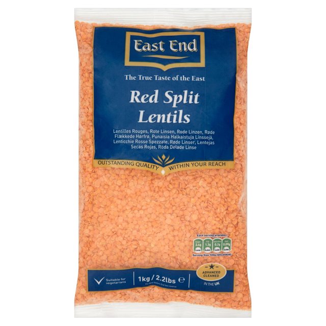 Lentils rouges à l'extrémité est 1kg