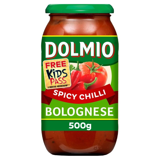 Salsa de pasta de chile intensa dolmio bóloga 500g