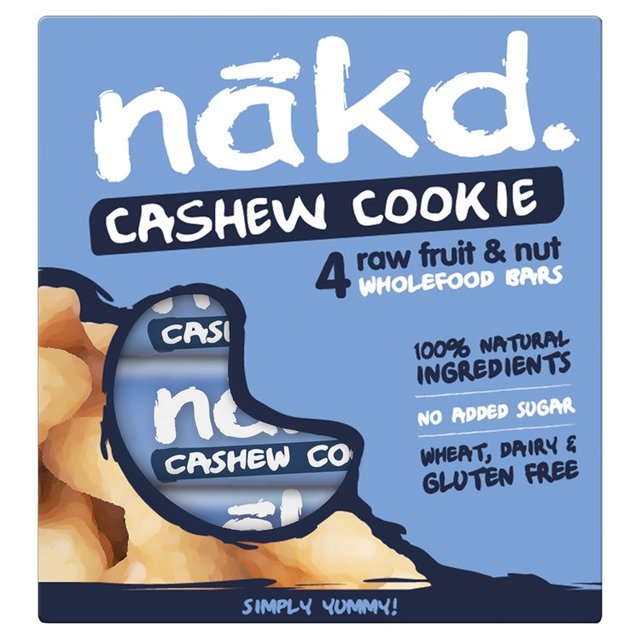 Nakd Cash Cookie Fruit & Nut Barres 4 x 35g