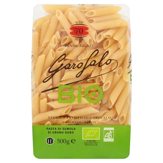 Garofalo Organic Penne Ziti Rigate Pasta 500G