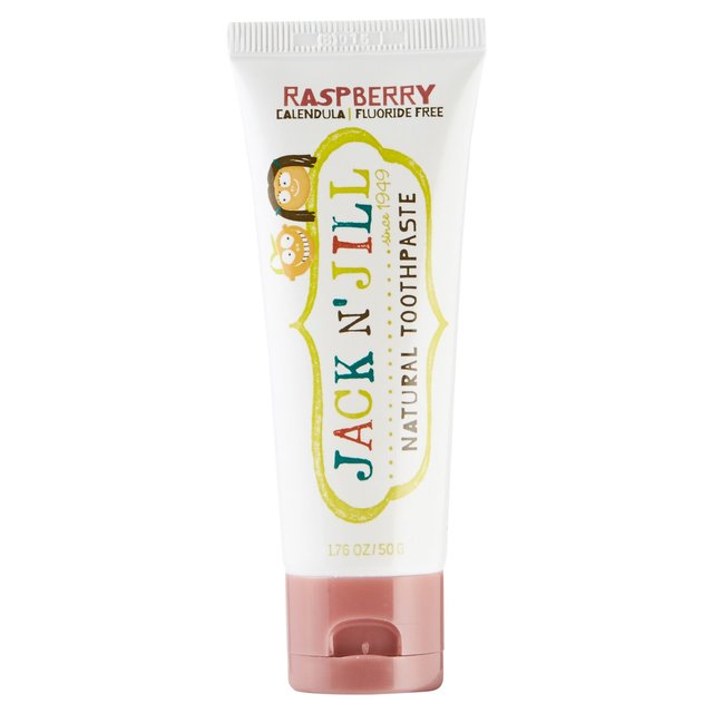 Dentifrice de framboise Jack N 'Jill Organic avec une arôme naturel 50ml