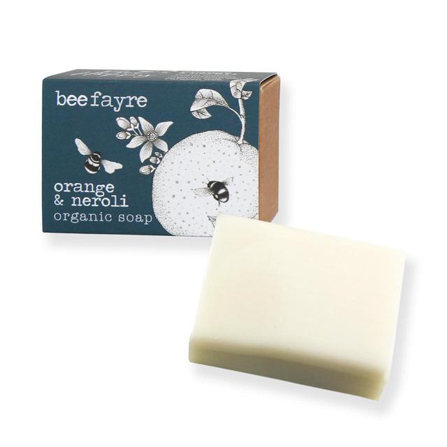 Beefayre Bee Happy Orange & Neroli Organic Soap Bar 100g