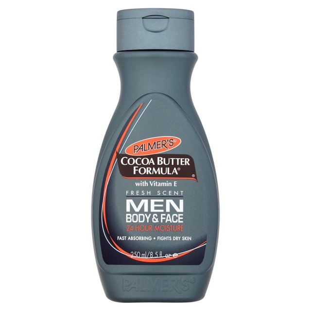 Loción hidratante de la mantequilla de cacao para hombres de Palmer 250 ml