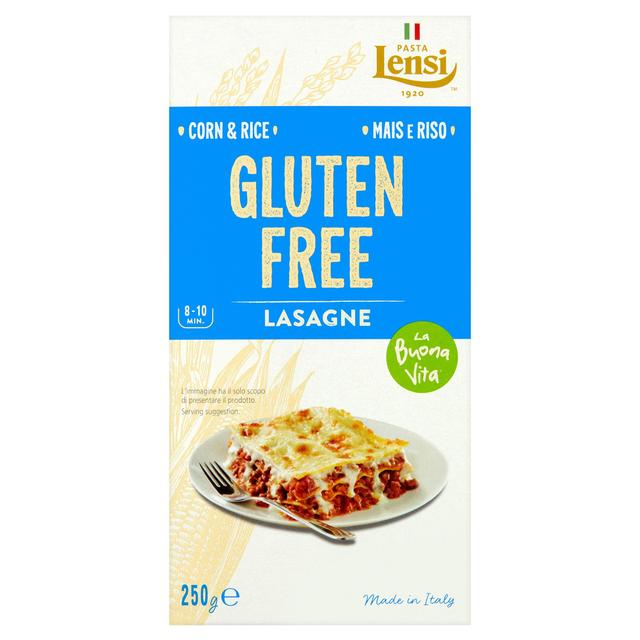 Lensi la buona vita hojas de lasaña sin gluten 250g