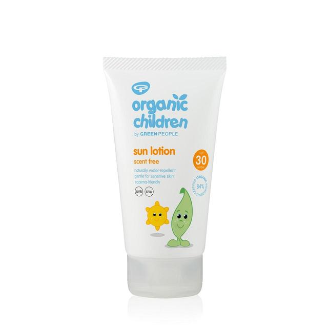 Green People Organic Children Suncream SPF 30 Scent Free 150ml