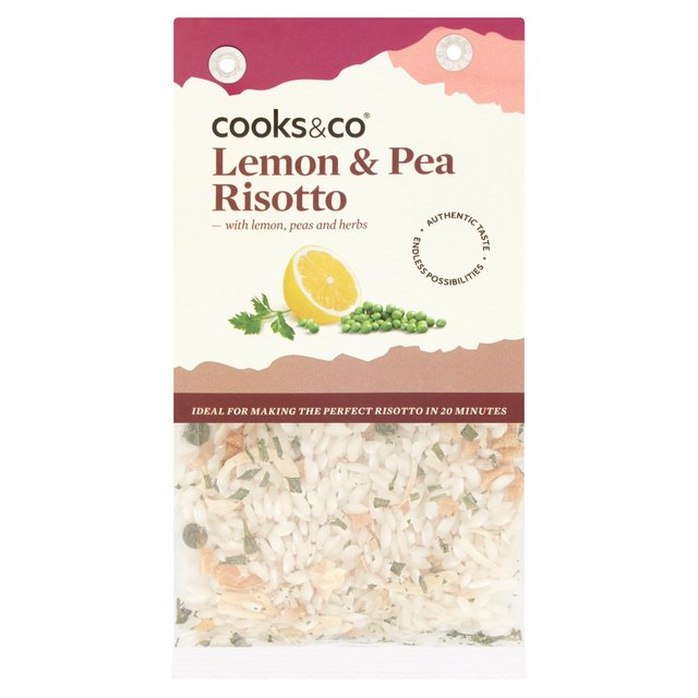 Cooks & Co Lemon & Pea Risotto 190g