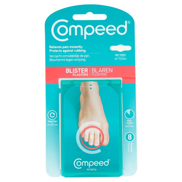 Compeed Blister on Toes Plasters 8 per pack