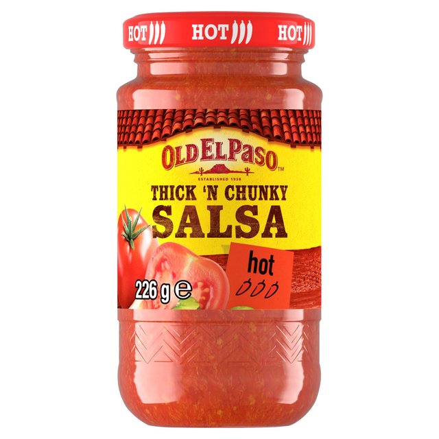 Old El Paso Salsa Picante Gruesa y Chunky 226g 