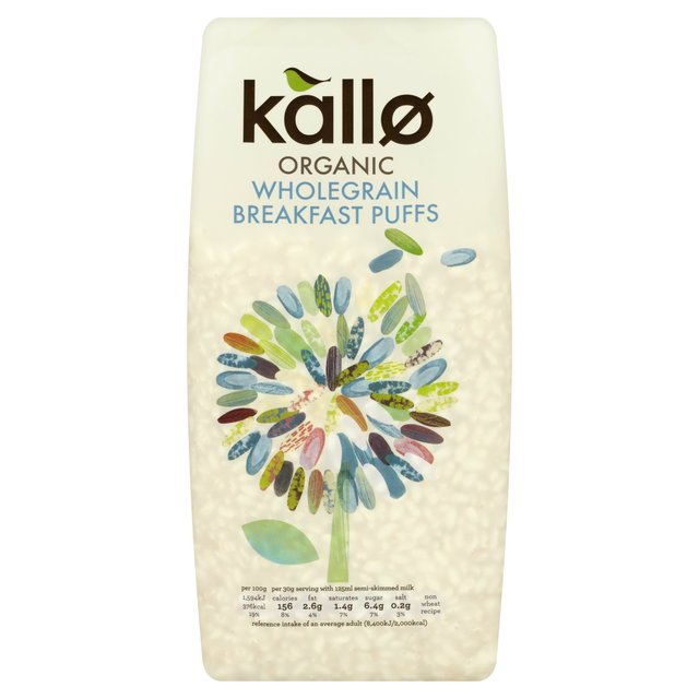 Kallo Gluten Free Grain Breakfast Breakfast Gluten Full Puffs 225g