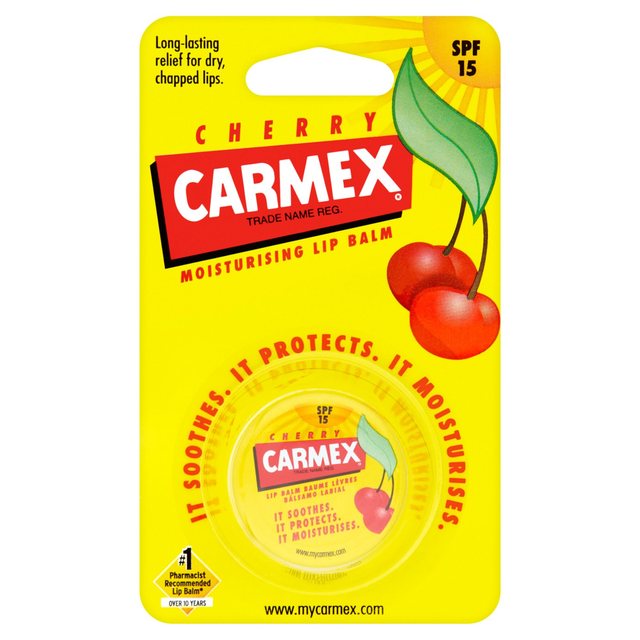 Carmex Cherry Lip Balm Pot SPF15 7.5G