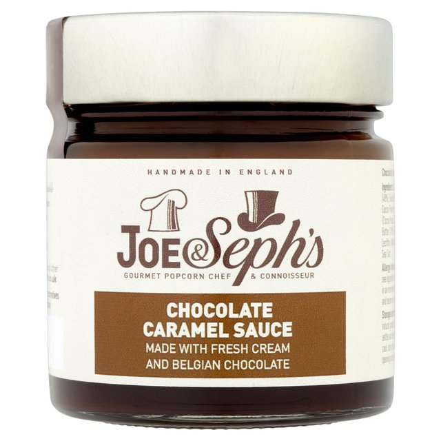 Salsa de caramelo de chocolate de Joe & Seph 230g