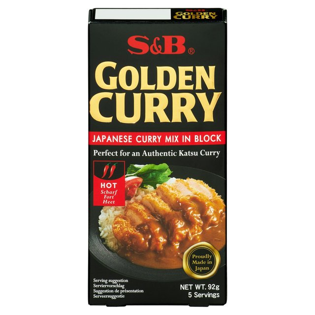 S&B Golden Curry Mix Hot 92G