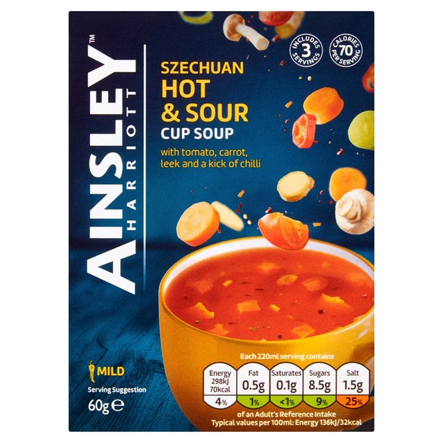 Ainsley Harriott Szechuan Hot & Sour Cup Soup 60g