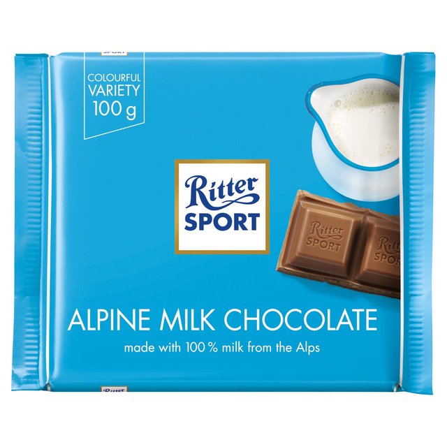 Ritter Sport Alpine Milk Chocolate 100g