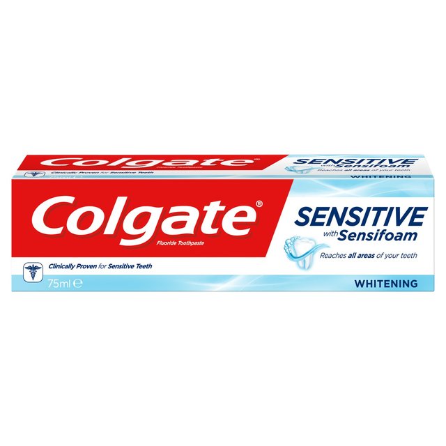 Colgate Sensitive with Sensifoam Whitening Toothpaste 75ml