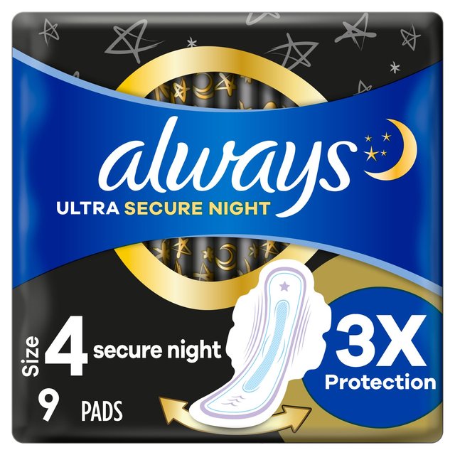 TOUJOURS SAUX SANITÉS ULTRA SERIEUX NIGHTS 4 AILES 9 PAR PACK