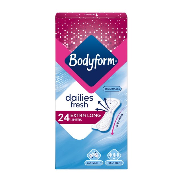 Bodyform Extra Long Liners 24 per pack