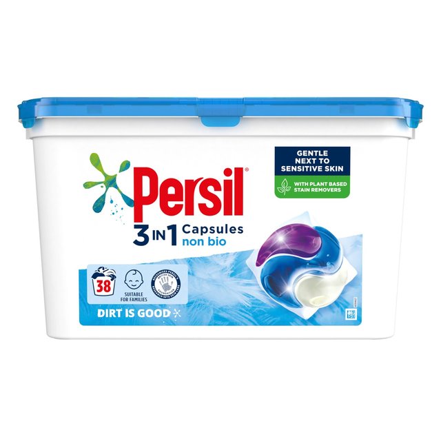 Persil 3 in 1 Wäschewaschkapseln non bio 38 pro Pack