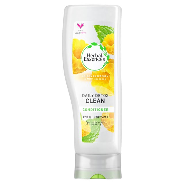 Essences à base de plantes Détox du conditionneur de cheveux Golden Raspberry & Mint 400 ml