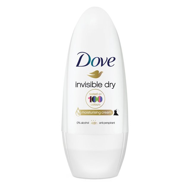 Desodorante antitranspirante Dove Invisible Dry Roll-On 50 ml 