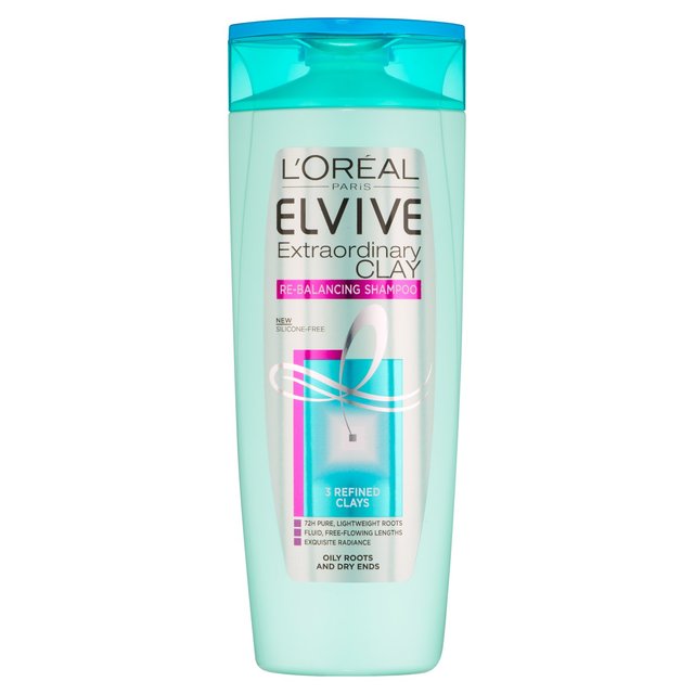 L'Oreal Paris Elvive Extraordinary Clay Re-Balancing Shampoo 400ml