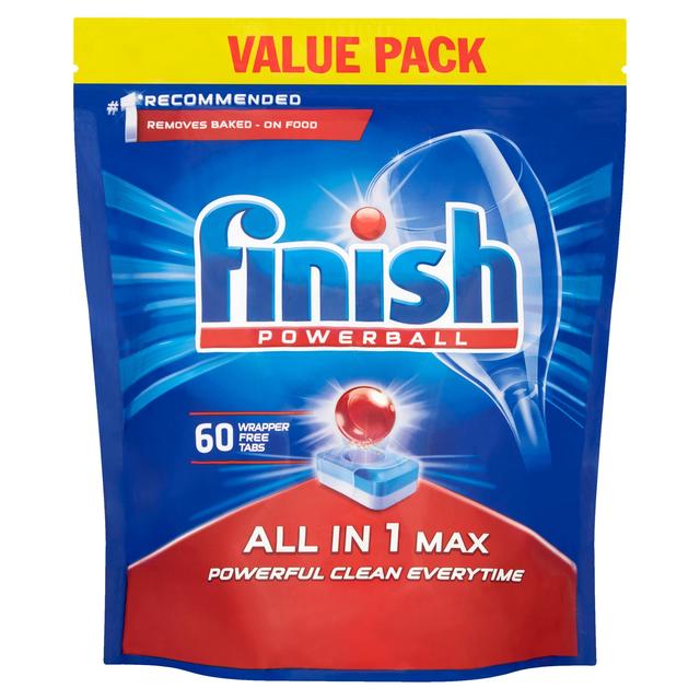 Finish All in 1 Max Dishwasher Tablets Original 60 per pack