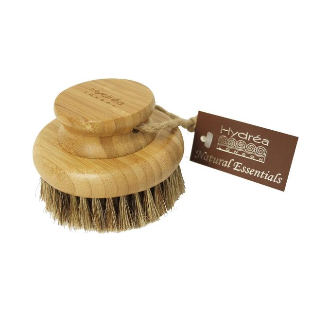 Hydrea London Bamboo Round Mane & Cactus Bristle Body Brush Hard Strength