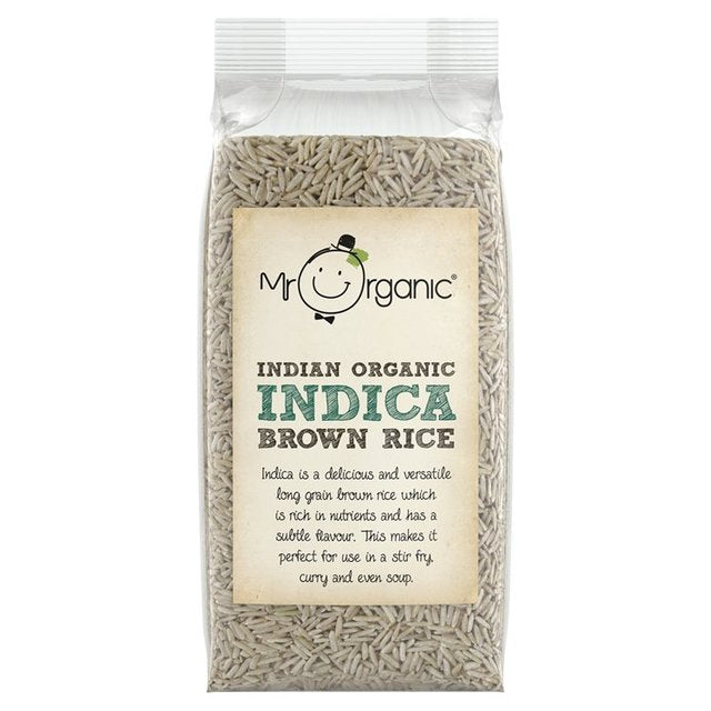 Mr Organic Indica Brown Rice 500g