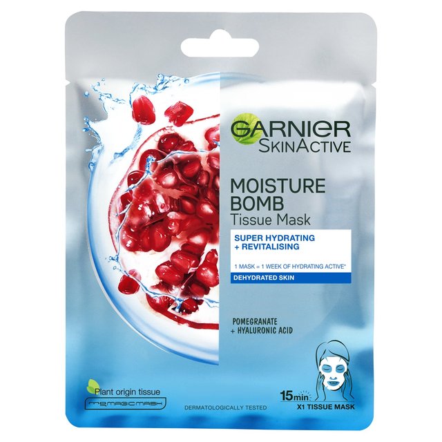 Garnier -Feuchtigkeitsbombe Naturals Hautmaske