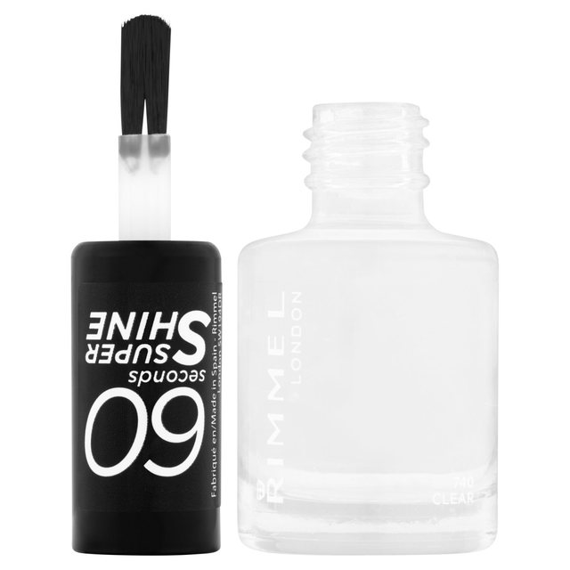 Rimmel 60 Seconds Super Shine Esmalte de Uñas Transparente 8ml 