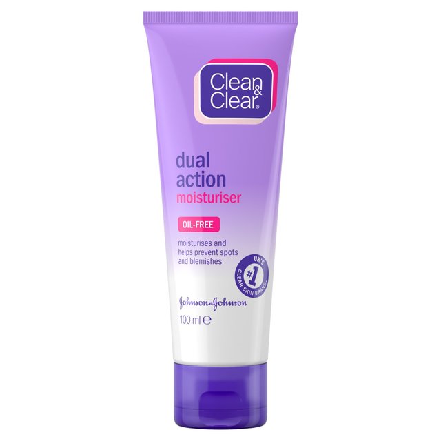 Clean & Clear Dual Action Moisturiser 100ml