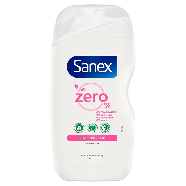 Sanex Zero % Sensitive Skin Shower Gel 450ml