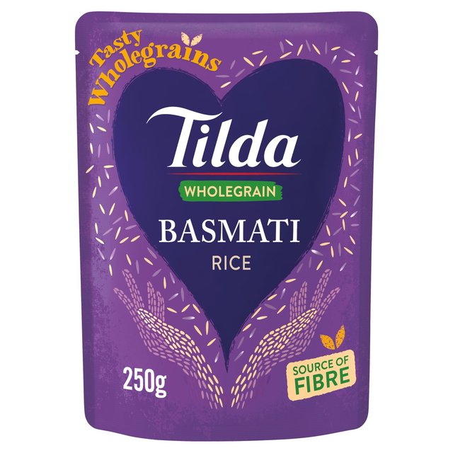 Tilda Microwave Wholegrain Basmati Rice 250g