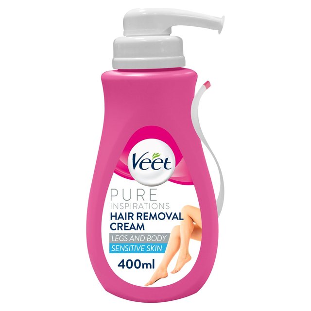 Veet Épilation de cheveux Crème et jambes Skin sensible 400 ml