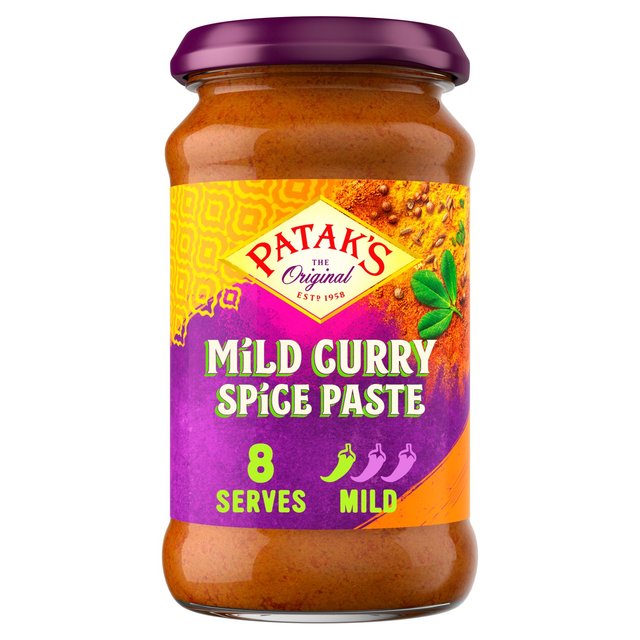 Pasta de especias de curry suave Patak's 283g 