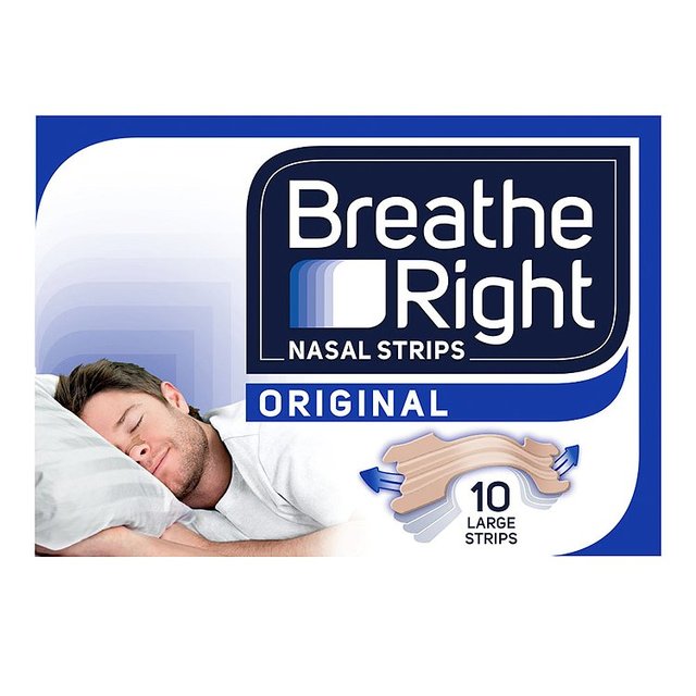 Breathe Right Natural Tan Nasal Strips 10 per pack