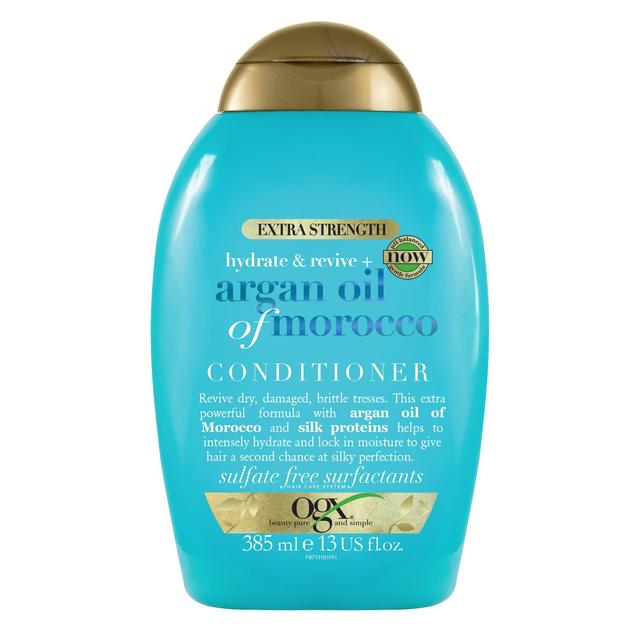 OGX Hydrat & Revive+ Arganöl Extra Stärke pH ausgeglichener Conditioner 385 ml