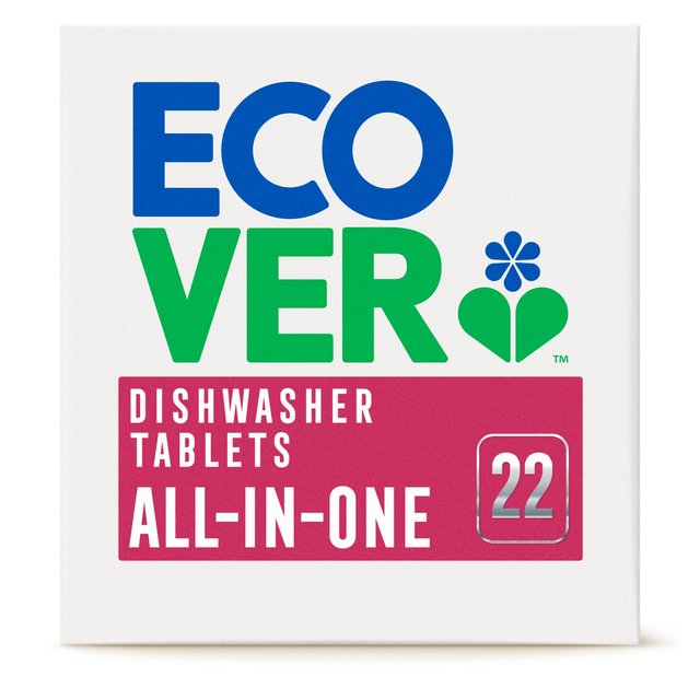 ECOVER TOUT dans une tablette de lave-vaisselle 22 par paquet