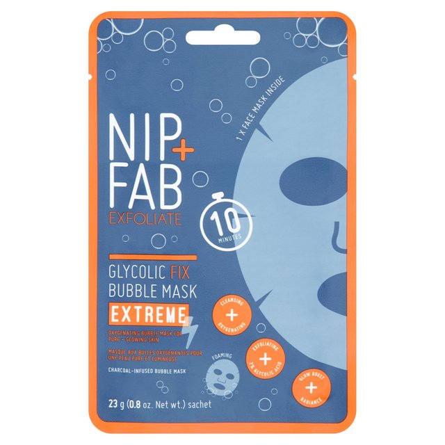 Nip+Fab Glycolic Exfoliating Bubble Face Mask