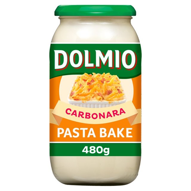 Dolmio Pasta Bake Carbonara Pasta Sauce 480G