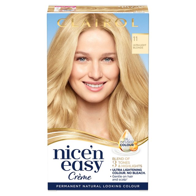 Clairol Nice'n Easy Hair Dye 11 Ultra Light Blonde - Special Offer