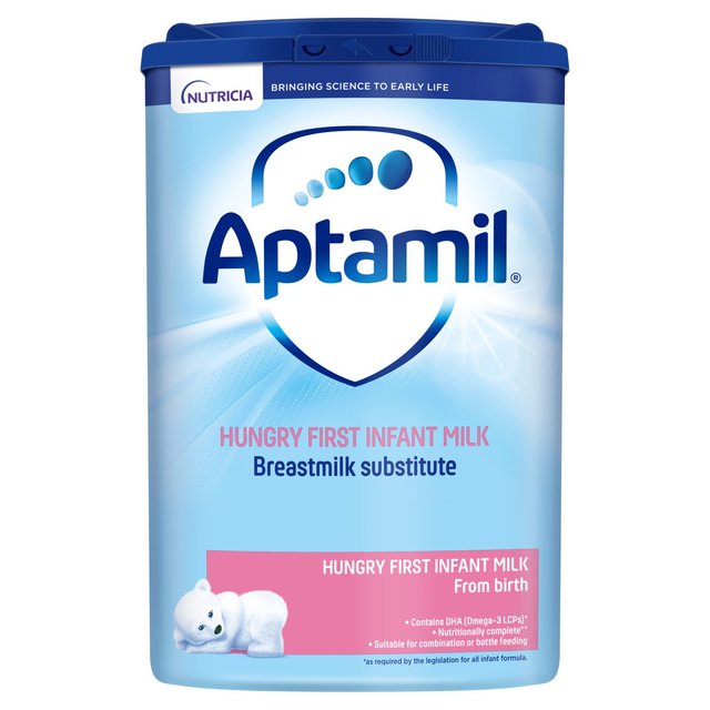 Formule de lait pour bébé affamée aptamil de la naissance 800g