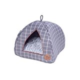 Petface Grey Check Iglu