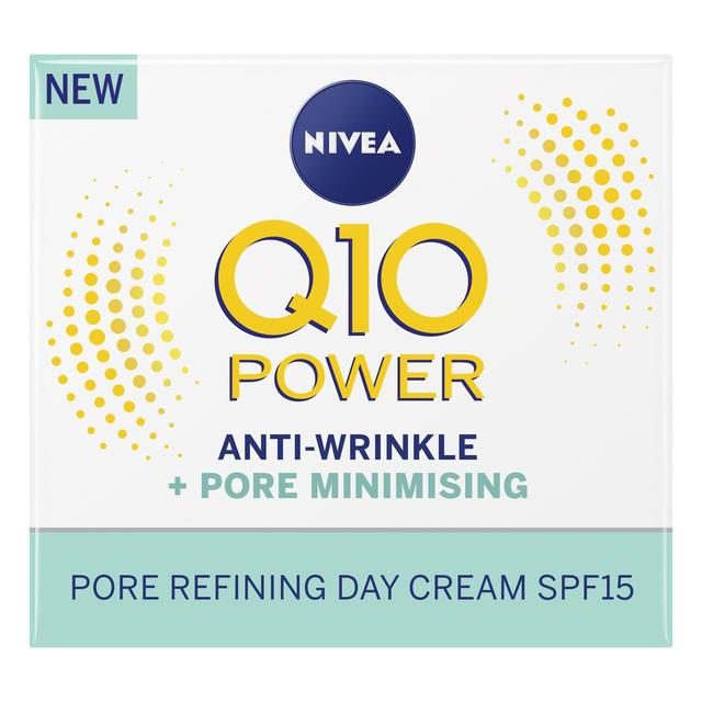 NIVEA Q10 POWER ANTI-WRINKING PORE REFINAGE FACE JOUR CRAME SPF15 50ML