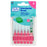 Tepe interdental pincel rosa 0.4 mm 6 por paquete