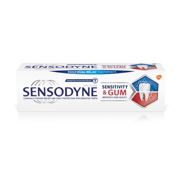 Sensibilité sensodée et dentifrice sensible aux gums 75 ml