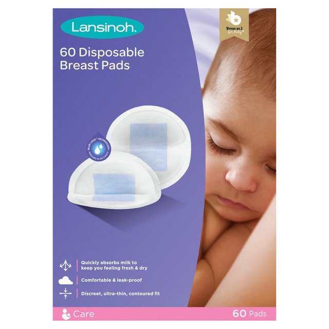 Lansinoh Disposable Nursing Breast Pads 60 per pack