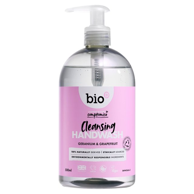 Bio D Eco Geranium Desinfizieren von Handwäsche 500 ml