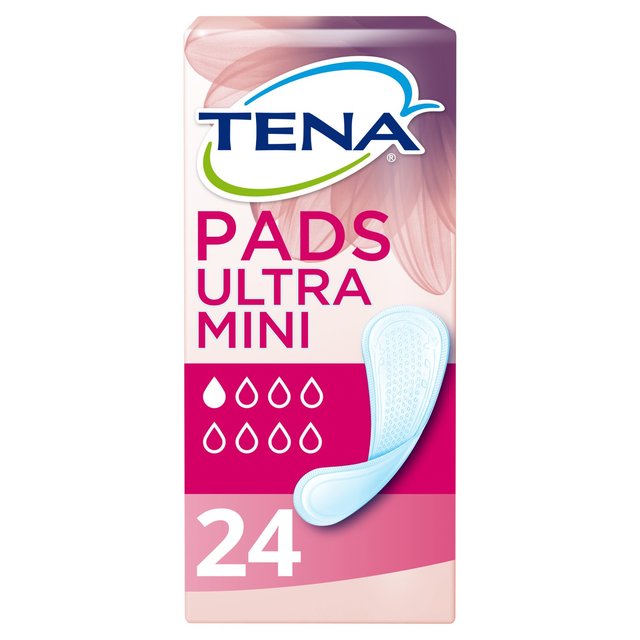 Tena Lady Ultra Mini Plus Incontinence Pads 24 por paquete