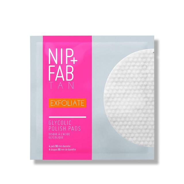 Nip + Fab Tanning Exfoliant les coussinets polonais glycoliques 4 par pack